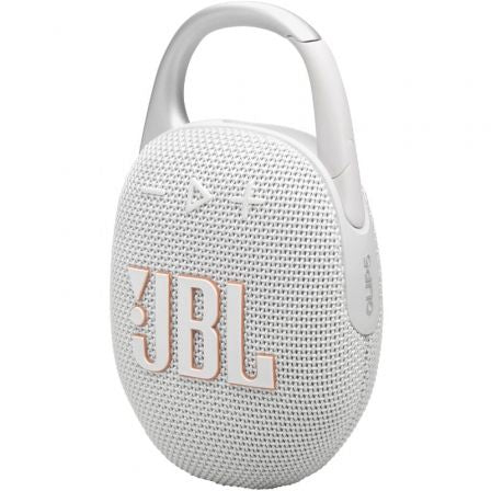 --Altavoz con Bluetooth JBL Clip 5/ 7W/ 1.0/ Blanco-