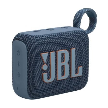 --Altavoz con Bluetooth JBL GO 4/ 4.2W/ 1.0/ Azul-