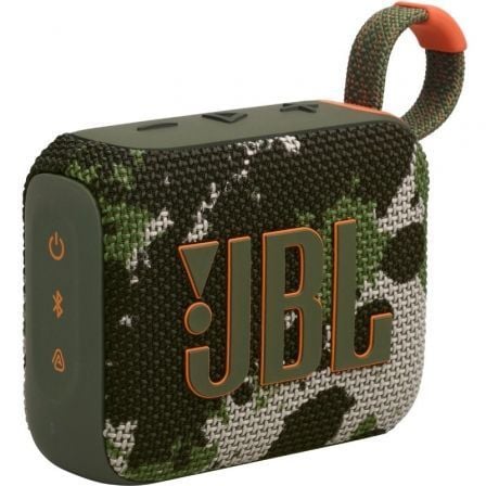 --Altavoz con Bluetooth JBL GO 4/ 4.2W/ 1.0/ Camuflaje-