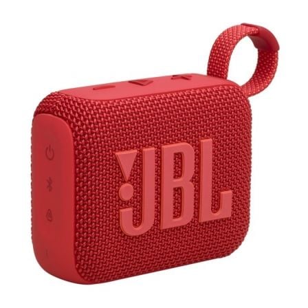 --Altavoz con Bluetooth JBL GO 4/ 4.2W/ 1.0/ Rojo-