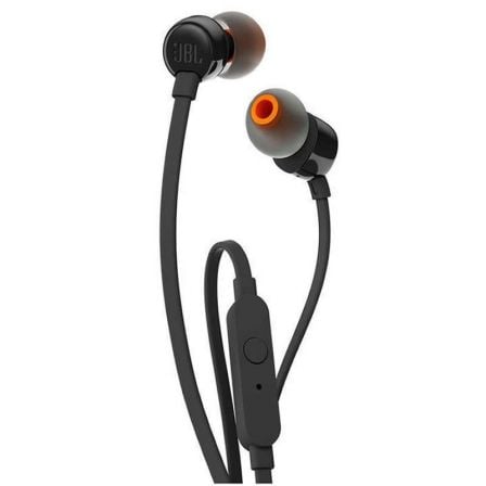 --Auriculares Intrauditivos JBL Tune 110/ con Micrófono/ Jack 3.5/ Negros-