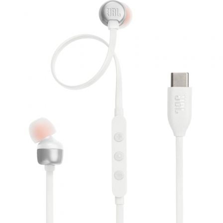--Auriculares Intrauditivos JBL Tune 310C/ con Micrófono/ Blancos-
