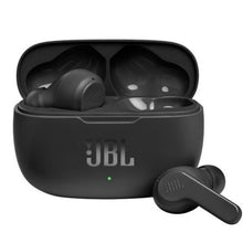 --Auriculares Bluetooth JBL Wave 200TWS con estuche de carga/ Autonomía 5h/ Negros-