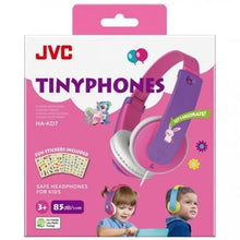 -1-Auriculares Infantiles JVC HA-KD7/ Jack 3.5/ Rosas-1
