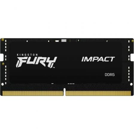 --Memoria RAM Kingston FURY Impact 32GB/ DDR5/ 5600MHz/ 1.1V/ CL40/ SODIMM-
