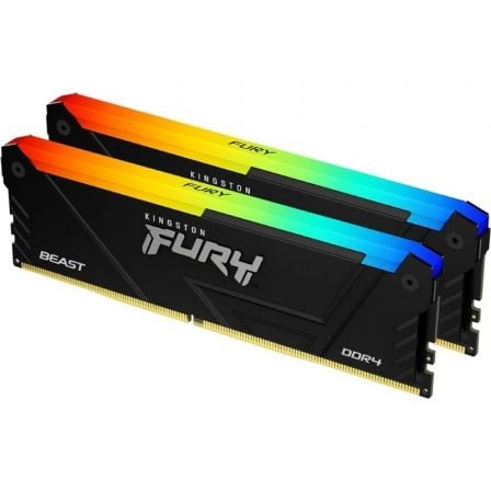 --Memoria RAM Kingston FURY Beast RGB 2 x 16GB/ DDR4/ 3200MHz/ 1.35V/ CL16/ DIMM-