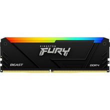 --Memoria RAM Kingston FURY Beast RGB 16GB/ DDR4/ 3200MHz/ 1.35V/ CL16/ DIMM-
