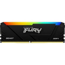 --Memoria RAM Kingston FURY Beast RGB 8GB/ DDR4/ 3200MHz/ 1.35V/ CL16/ DIMM-