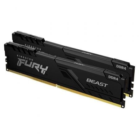 --Memoria RAM Kingston FURY Beast 2 x 16GB/ DDR4/ 3600MHz/ 1.35V/ CL18/ DIMM-