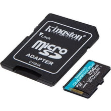 -1-Tarjeta de Memoria Kingston CANVAS Go! Plus 256GB microSD XC con Adaptador/ Clase 10/ 200MBs-1