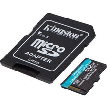 -1-Tarjeta de Memoria Kingston CANVAS Go! Plus 512GB microSD XC con Adaptador/ Clase 10/ 200MBs-1