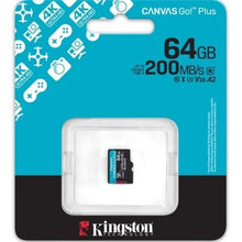 -2-Tarjeta de Memoria Kingston CANVAS Select Plus 64GB microSD XC/ Clase 10/ 200MBs-2
