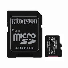 --Tarjeta de Memoria Kingston CANVAS Select Plus 128GB microSD XC con Adaptador/ Clase 10/ 100MBs-