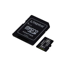 -1-Tarjeta de Memoria Kingston CANVAS Select Plus 128GB microSD XC con Adaptador/ Clase 10/ 100MBs-1
