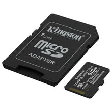 -1-Tarjeta de Memoria Kingston CANVAS Select Plus 512GB microSD XC con Adaptador/ Clase 10/ 150MBs-1