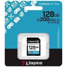 -2-Tarjeta de Memoria Kingston CANVAS Go! Plus 128GB SD XC/ Clase 10/ 200MBs-2