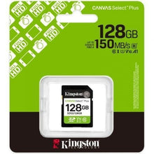 -2-Tarjeta de Memoria Kingston CANVAS Select Plus 128GB SD XC/ Clase 10/ 150MBs-2
