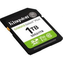 -1-Tarjeta de Memoria Kingston CANVAS Select Plus 1TB SD XC/ Clase 10/ 150MBs-1