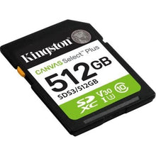 -1-Tarjeta de Memoria Kingston CANVAS Select Plus 512GB SD XC/ Clase 10/ 150MBs-1