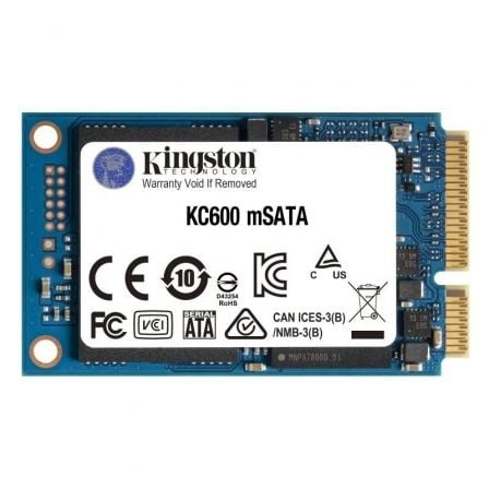 --Disco SSD Kingston KC600 512GB/ mSATA/ Full Capacity-
