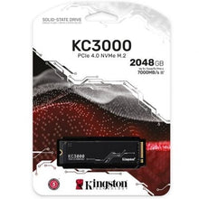 -2-Disco SSD Kingston KC3000 2TB/ M.2 2280 PCIe Gen4/ con Disipador de Calor/ Full Capacity-2