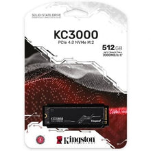 -2-Disco SSD Kingston KC3000 512GB/ M.2 2280 PCIe Gen4/ con Disipador de Calor/ Full Capacity-2