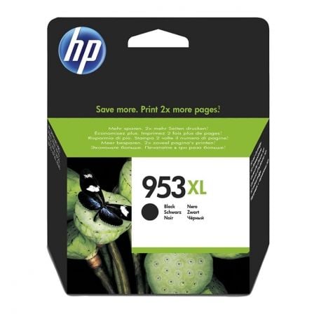 --Cartucho de Tinta Original HP nº953 XL Alta Capacidad/ Negro-