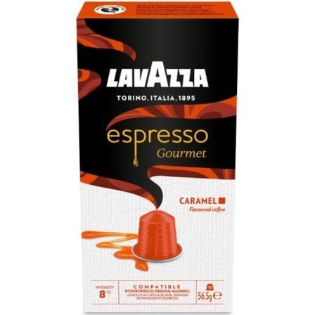 --Cápsula Lavazza Espresso Gourmet Caramel para cafeteras Nespresso/ Caja de 10-