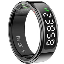 --Anillo Inteligente Leotec Kör Mau Smart Ring Talla 8/ Ø18.3mm/ Notificaciones/ Frecuencia Cardíaca/ Negro-