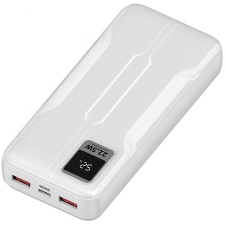 --Powerbank 20000mAh Leotec LEPOW20W22W/ 22.5W/ Blanca-