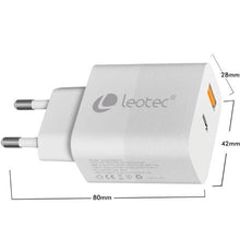 -4-Cargador de Pared GaN Leotec LECSPH30W2W/ 1xUSB Tipo-C/ 1xUSB/ 30W-4