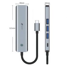-3-Docking USB Tipo-C Leotec LEDS05/ 3xUSB/ 1xUSB Tipo-C PD/ 1xHDMI 4K/ Gris-3