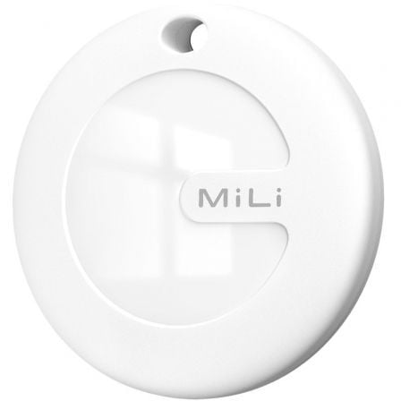 --Localizador Leotec EasyTag Dual/ Blanco/ Incluye Llavero Marrón-