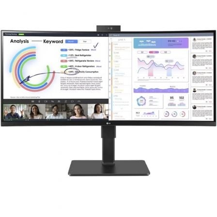 --Monitor Profesional Ultrapanorámico Curvo LG 34BQ77QC-B 34