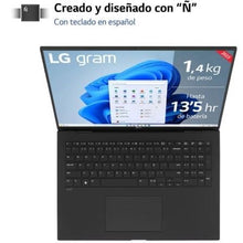-1-Portátil LG Gram 17Z90R-E.AD78B Intel Core i7-1360P/ 32GB/ 1TB SSD/ GeForce RTX 3050/ 17