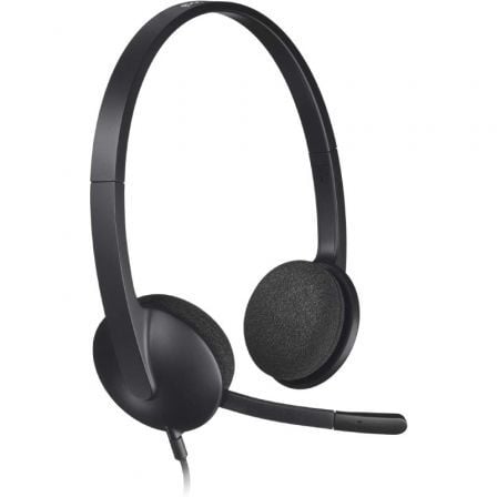 --Auriculares Logitech H340/ con Micrófono/ USB/ Negros-
