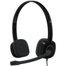 --Auriculares Logitech H151/ con Micrófono/ Jack 3.5/ Negros-