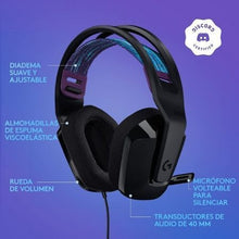 -3-Auriculares Gaming con Micrófono Logitech G335/ Jack 3.5/ Negros-3
