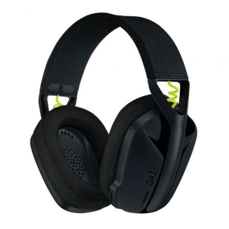 --Auriculares Gaming Inalámbricos con Micrófono Logitech G435/ Bluetooth/ Negros y Amarillos-