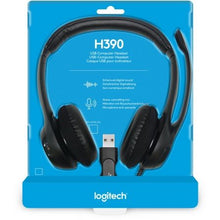 -2-Auriculares Logitech H390/ con Micrófono/ USB/ Negros-2