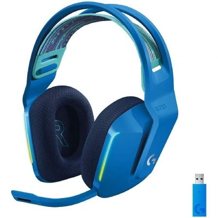 --Auriculares Gaming Inalámbricos con Micrófono Logitech G733/ Azules-
