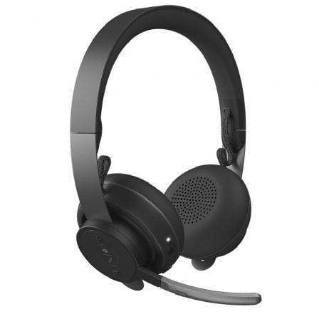 --Auriculares Inalámbricos Logitech Zone Wireless MSFT/ con Micrófono/ Bluetooth/ USB/ Negros-