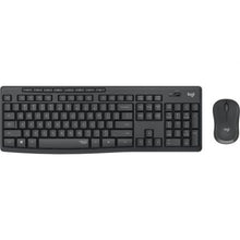 --Teclado y Ratón Inalámbricos Logitech Silent Touch MK295/ Grafito-