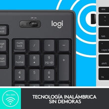 -2-Teclado y Ratón Inalámbricos Logitech Silent Touch MK295/ Grafito-2