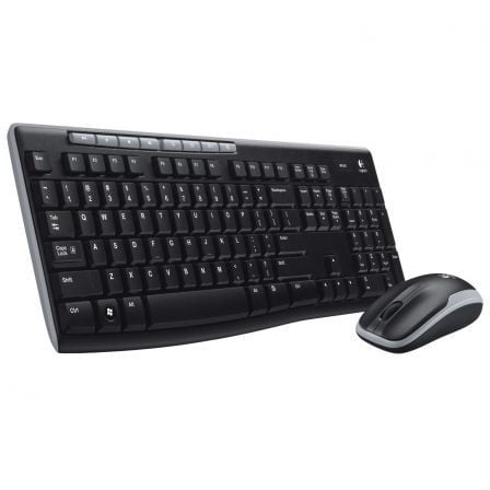 --Teclado y Ratón Inalámbricos Logitech Wireless Combo MK270-