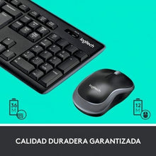 -2-Teclado y Ratón Inalámbricos Logitech Wireless Combo MK270-2