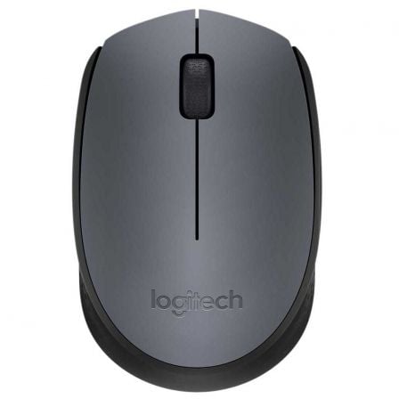 --Ratón Inalámbrico Logitech M170/ Hasta 1000 DPI/ Gris-