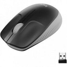 -1-Ratón Inalámbrico Logitech M190/ Hasta 1000 DPI/ Gris Medio-1