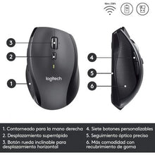 -4-Ratón Inalámbrico Logitech Marathon M705/ Hasta 1000 DPI-4