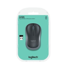 -3-Ratón Inalámbrico Logitech M185/ Hasta 1000 DPI/ Gris-3
